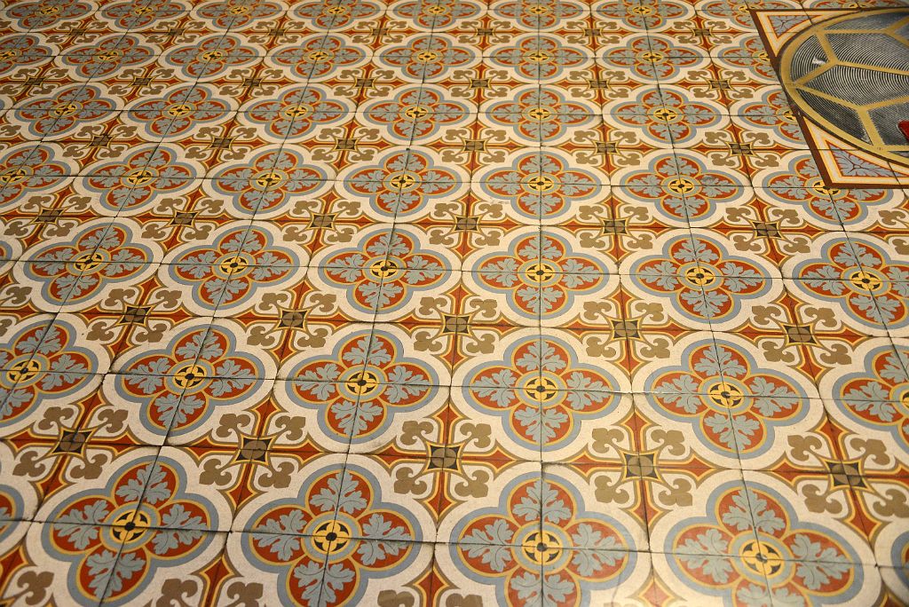 20 Colourful Floor Tiles On The Floor Of Salon de los Pasos Perdidos National Congress Tour Buenos Aires